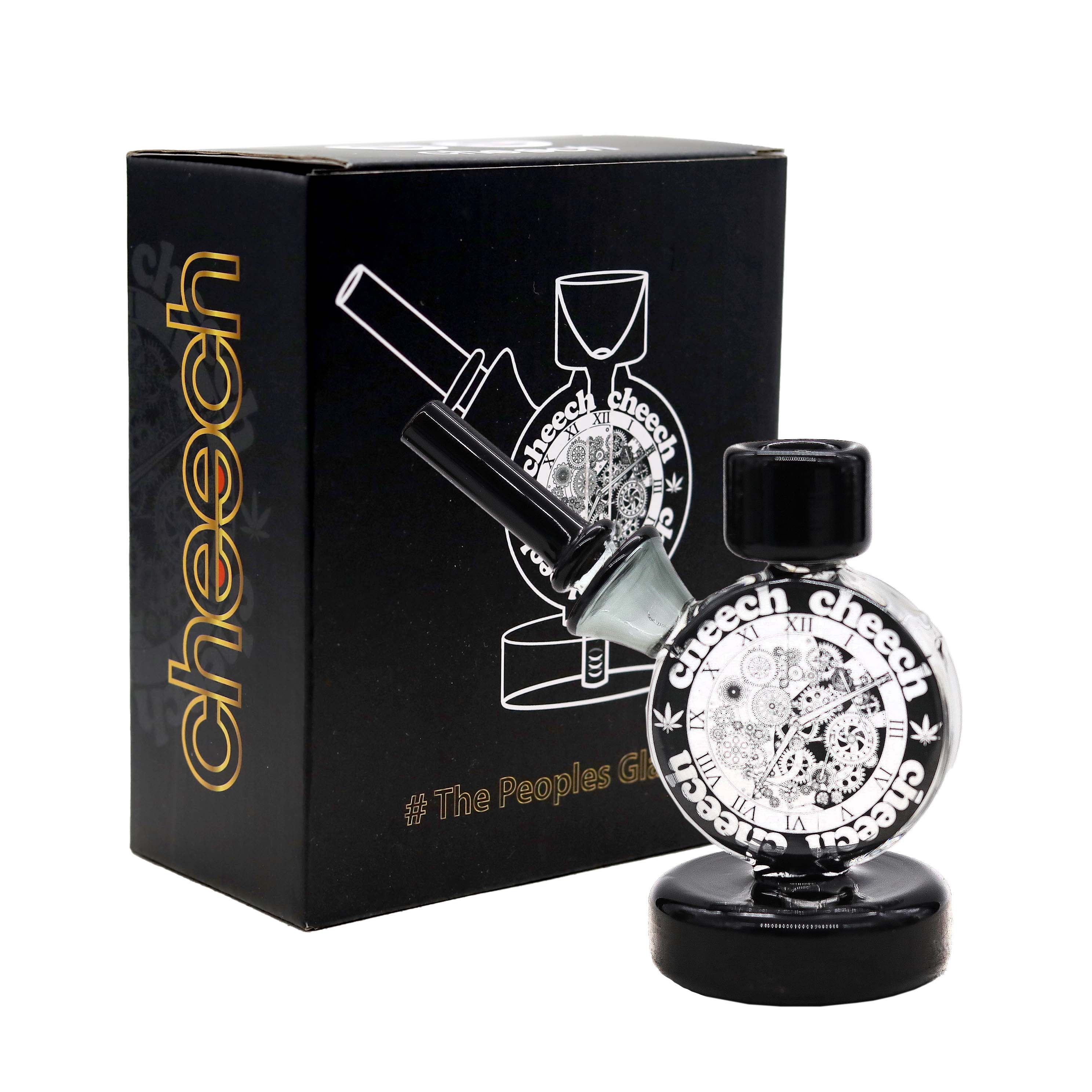 Cheech Clock Shaped Mini Waterpipe (CH-181) | 5 inch | Assorted Colors product image